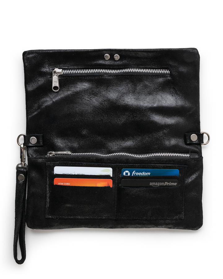 Crystal Crossbody Bag / Black CoFi Leathers
