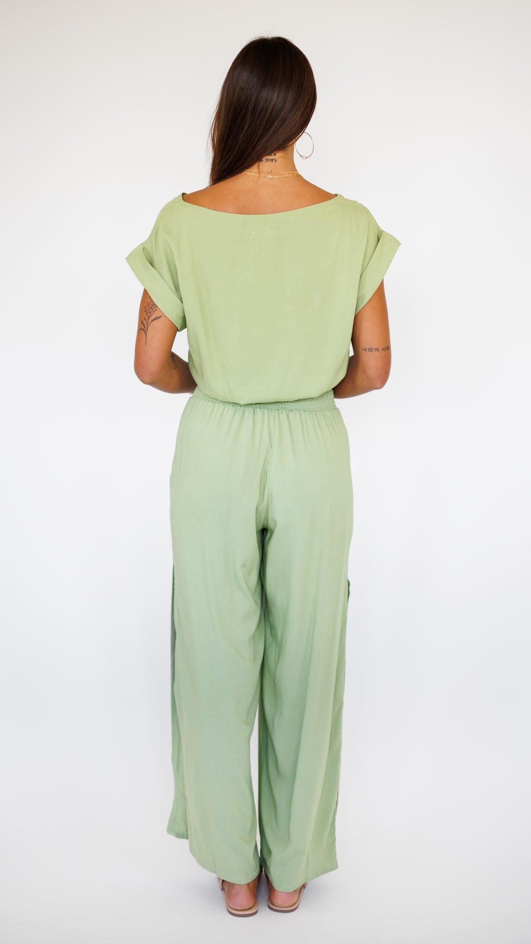 Mahana Pant / Leaf Green Khush Clothing