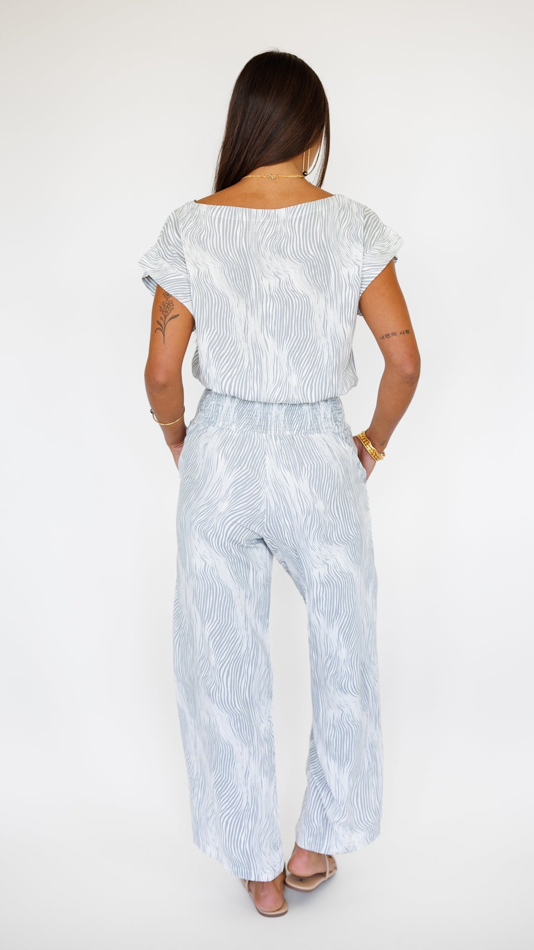 Johanna Pant / Wavy Grey Khush Clothing
