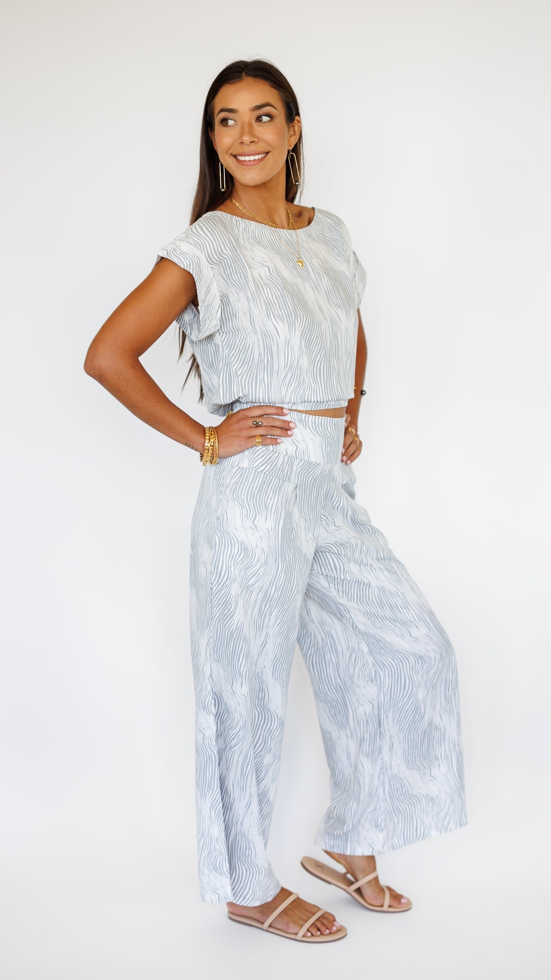 Johanna Pant / Wavy Grey Khush Clothing