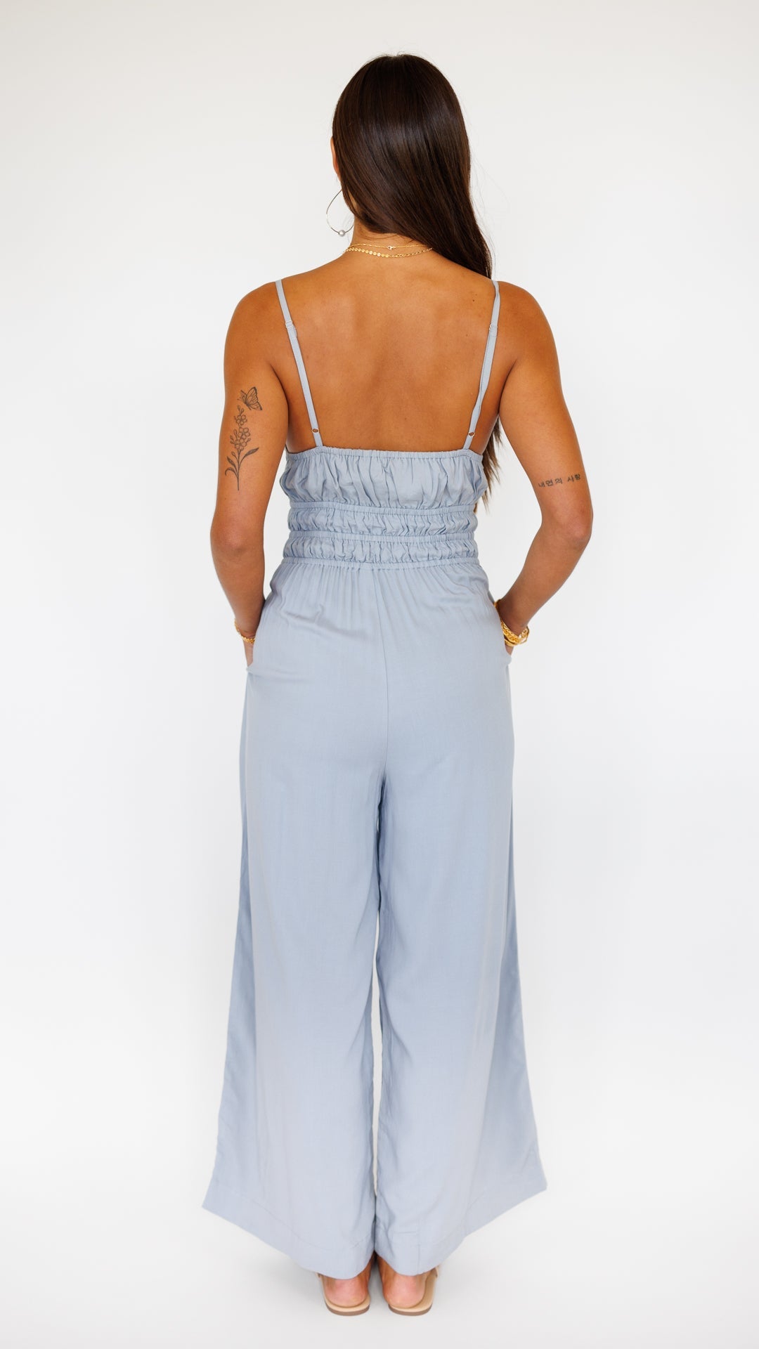 Opal Jumpsuit / Silver Grey Khush Clothing