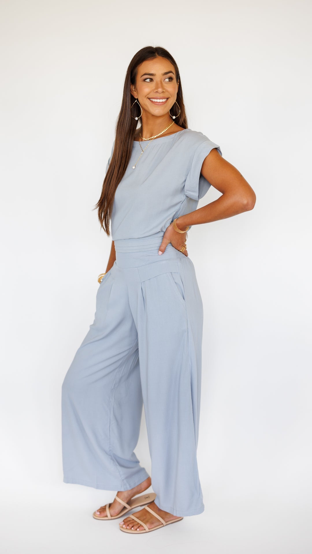 Johanna Pant / Silver Grey Khush Clothing