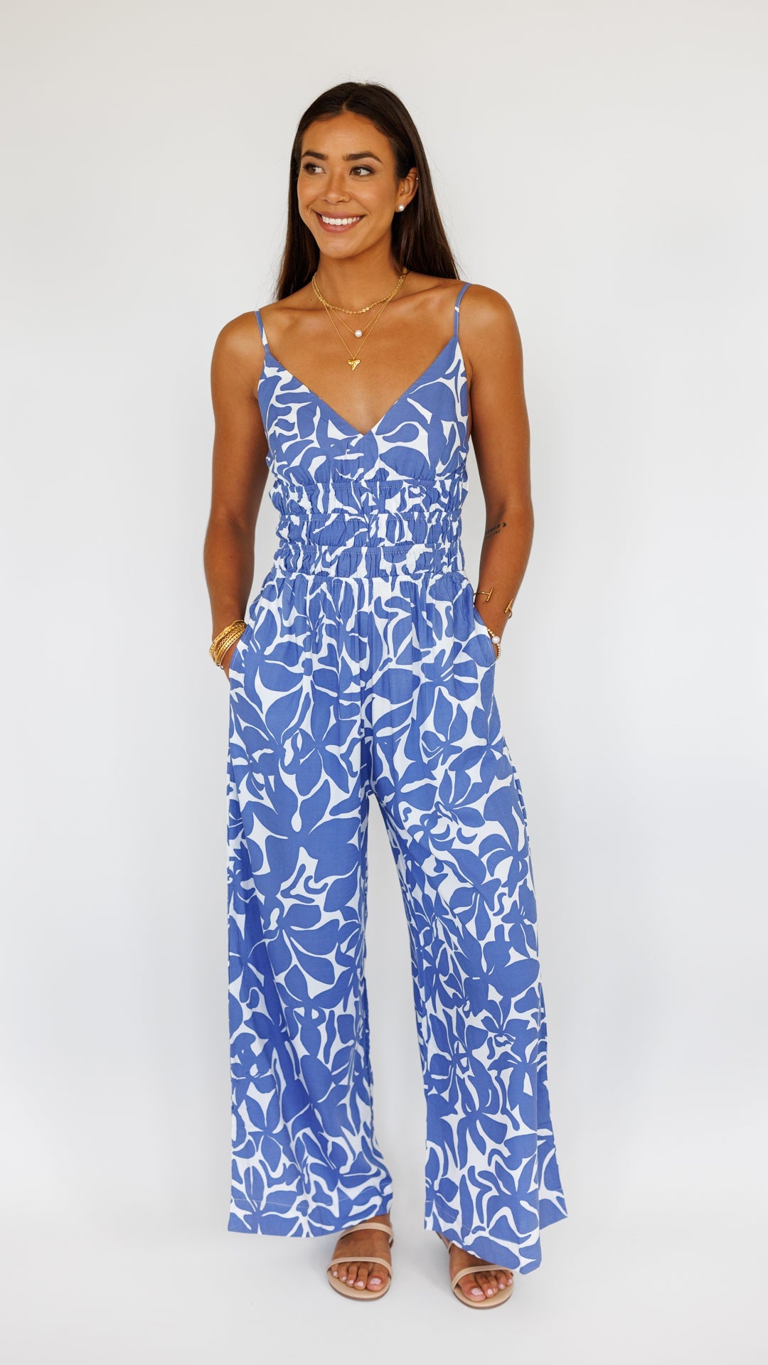 Opal Jumpsuit / Honolulu Blu Khush Clothing