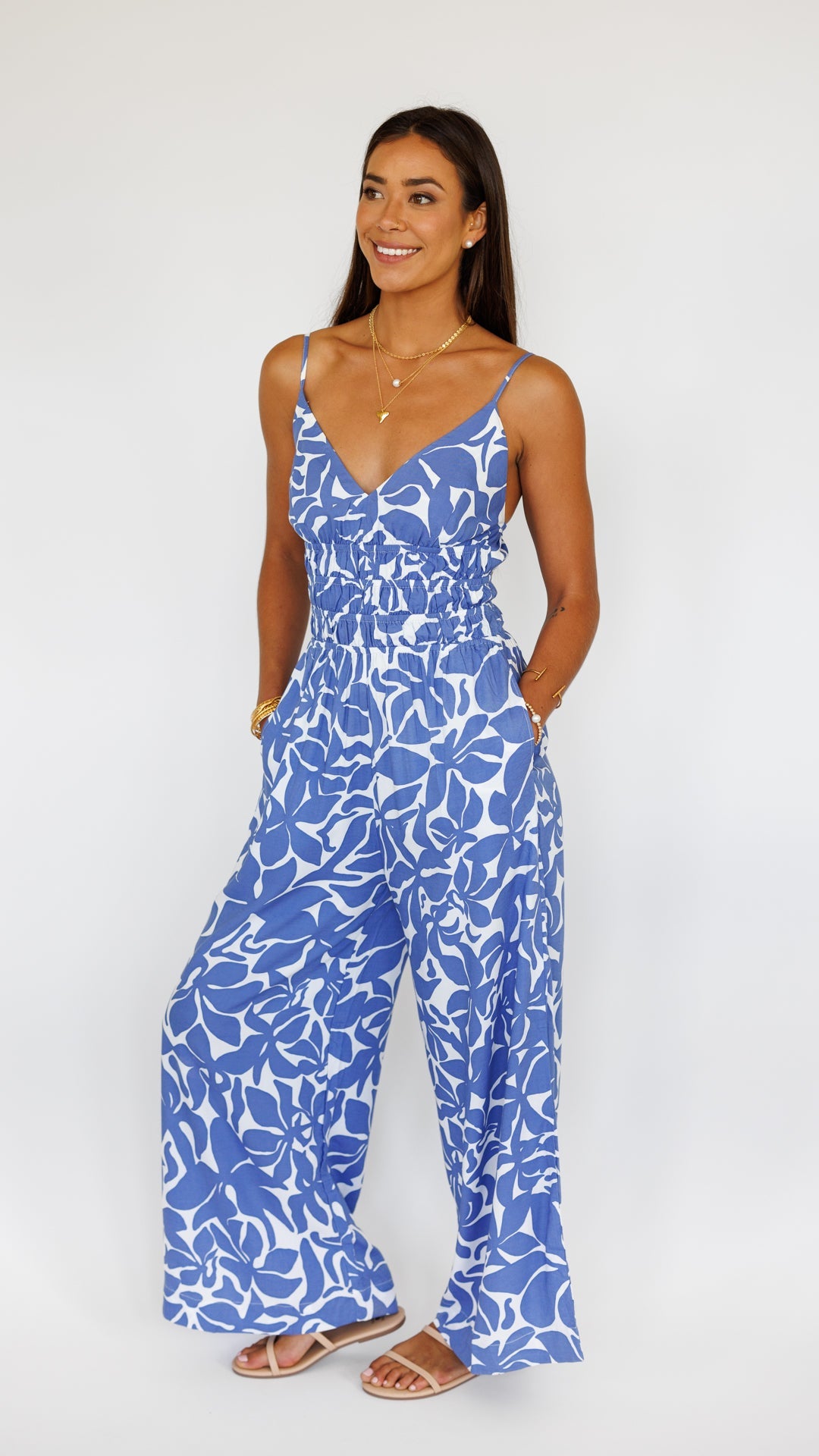 Opal Jumpsuit / Honolulu Blu Khush Clothing