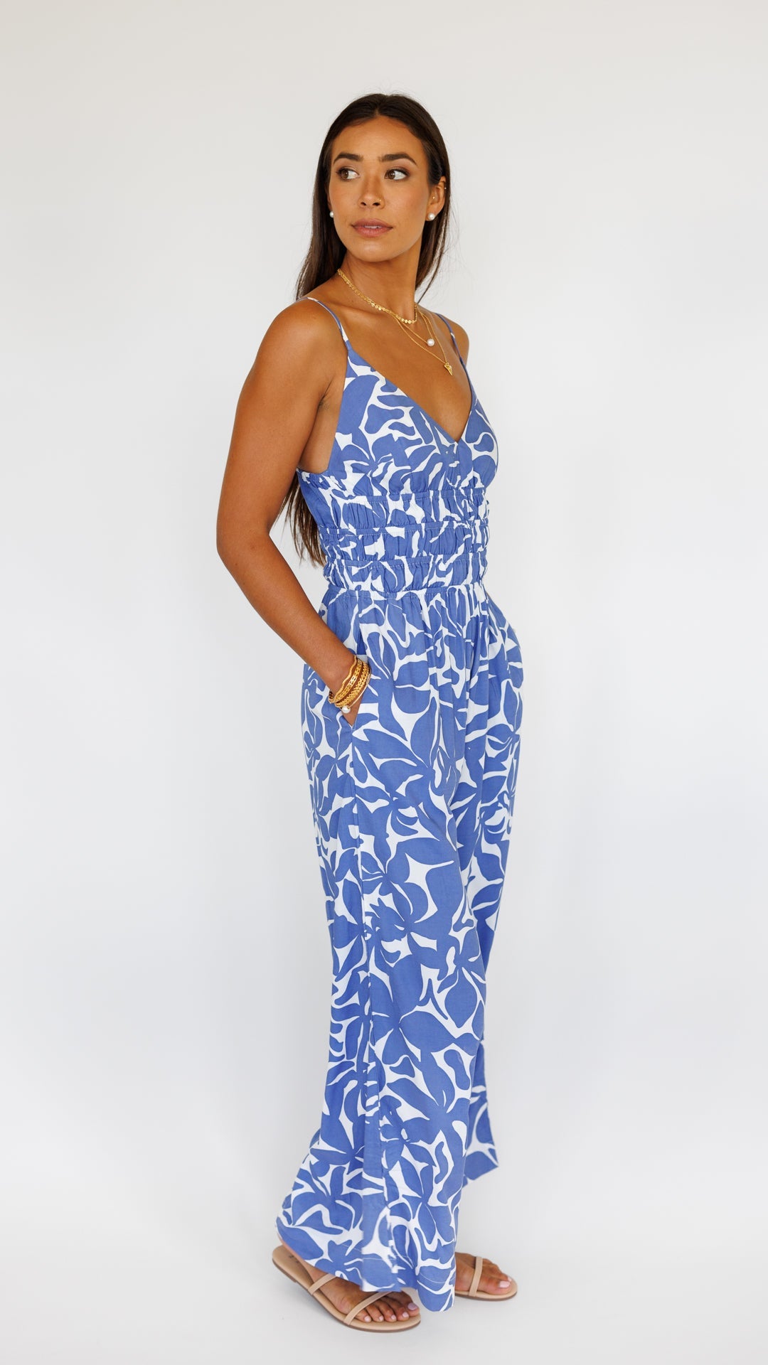 Opal Jumpsuit / Honolulu Blu Khush Clothing