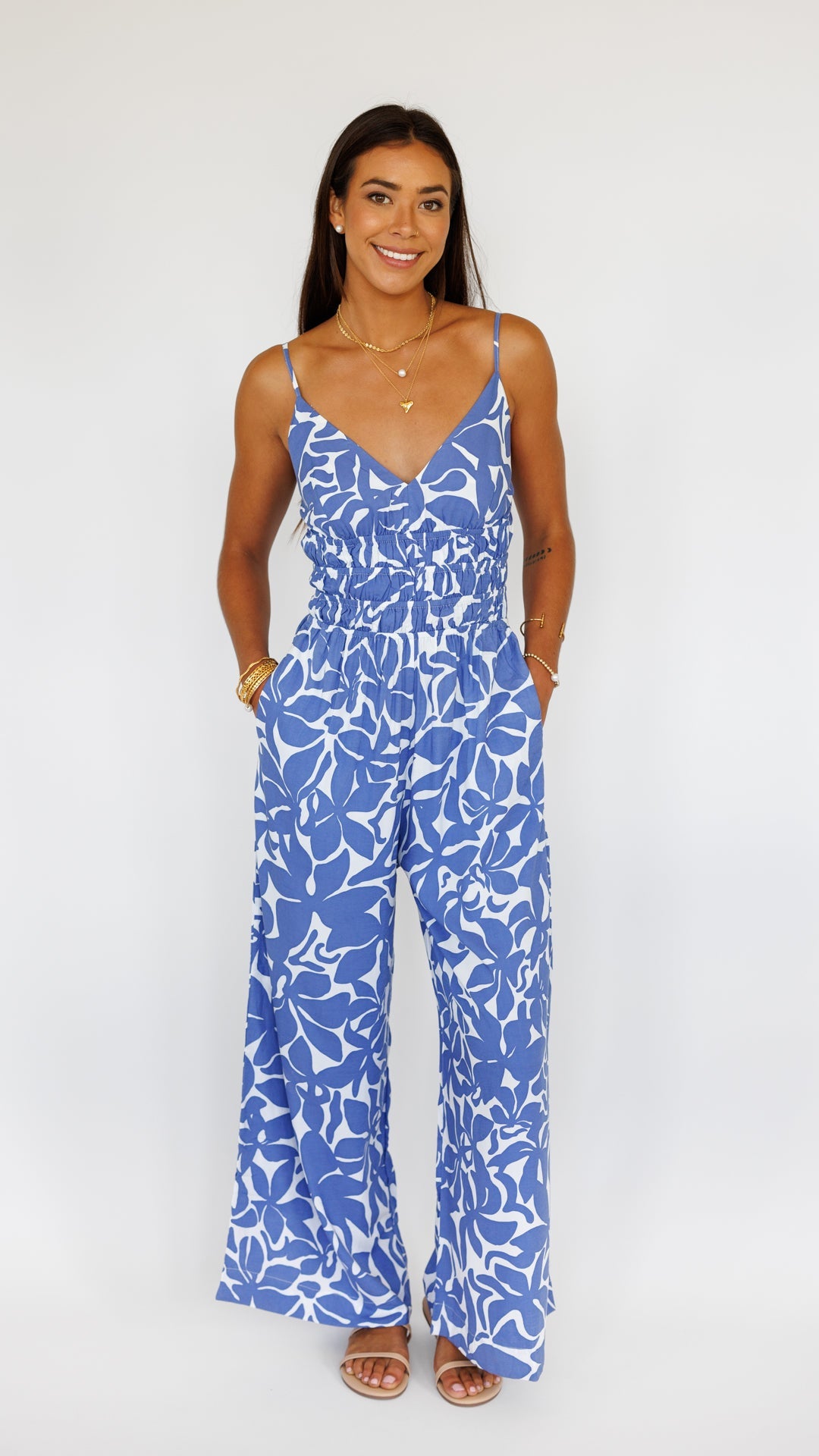 Opal Jumpsuit / Honolulu Blu Khush Clothing