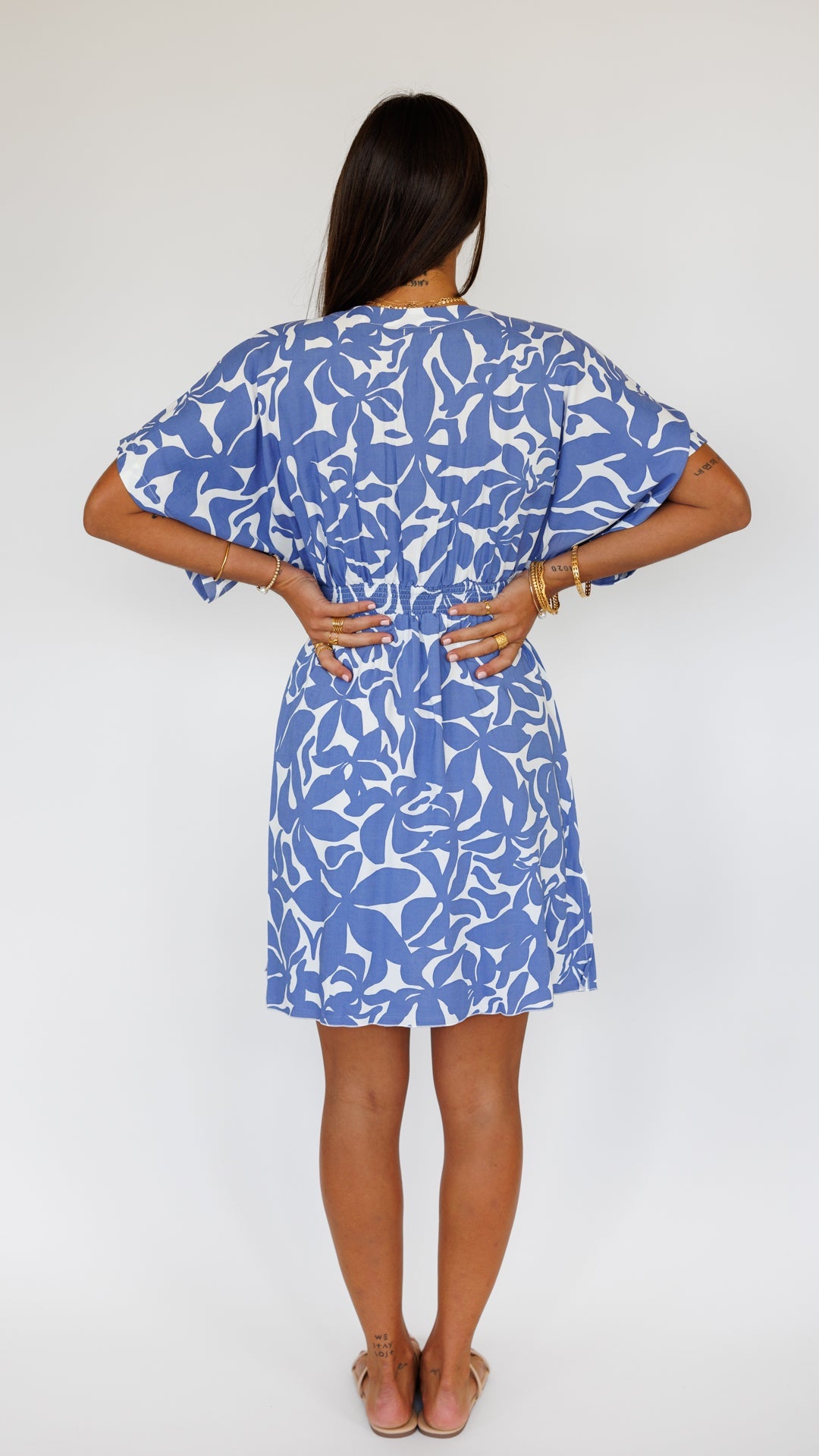 Flynn Dress / Honolulu Blu Khush Clothing