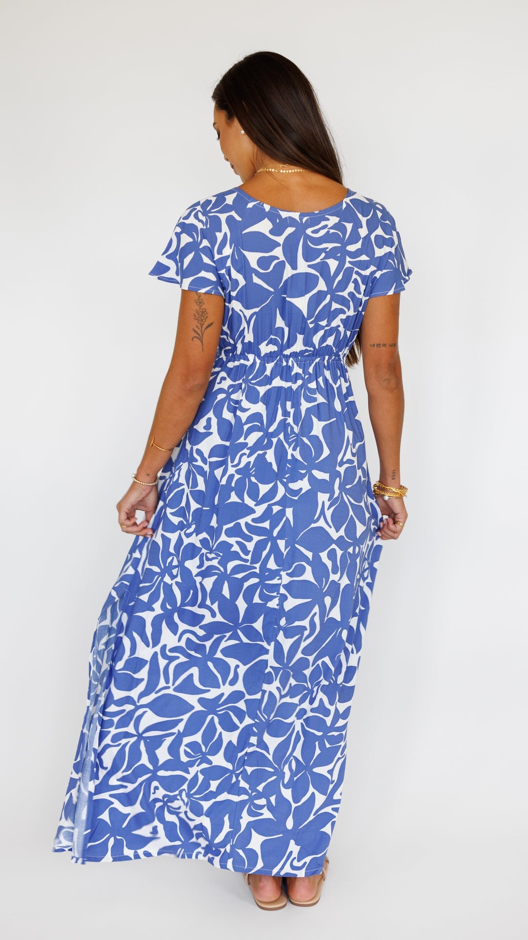 Leilani Dress / Honolulu Blu Khush Clothing