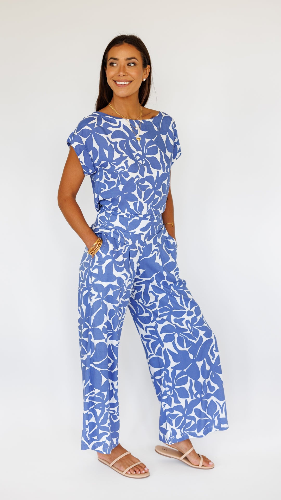 Mareva Top / Honolulu Blu Khush Clothing