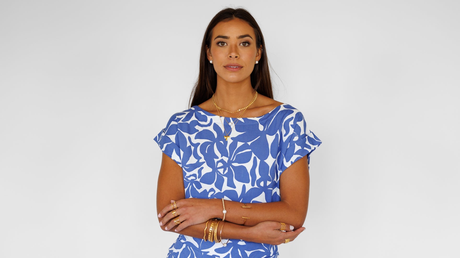 Mareva Top / Honolulu Blu Khush Clothing
