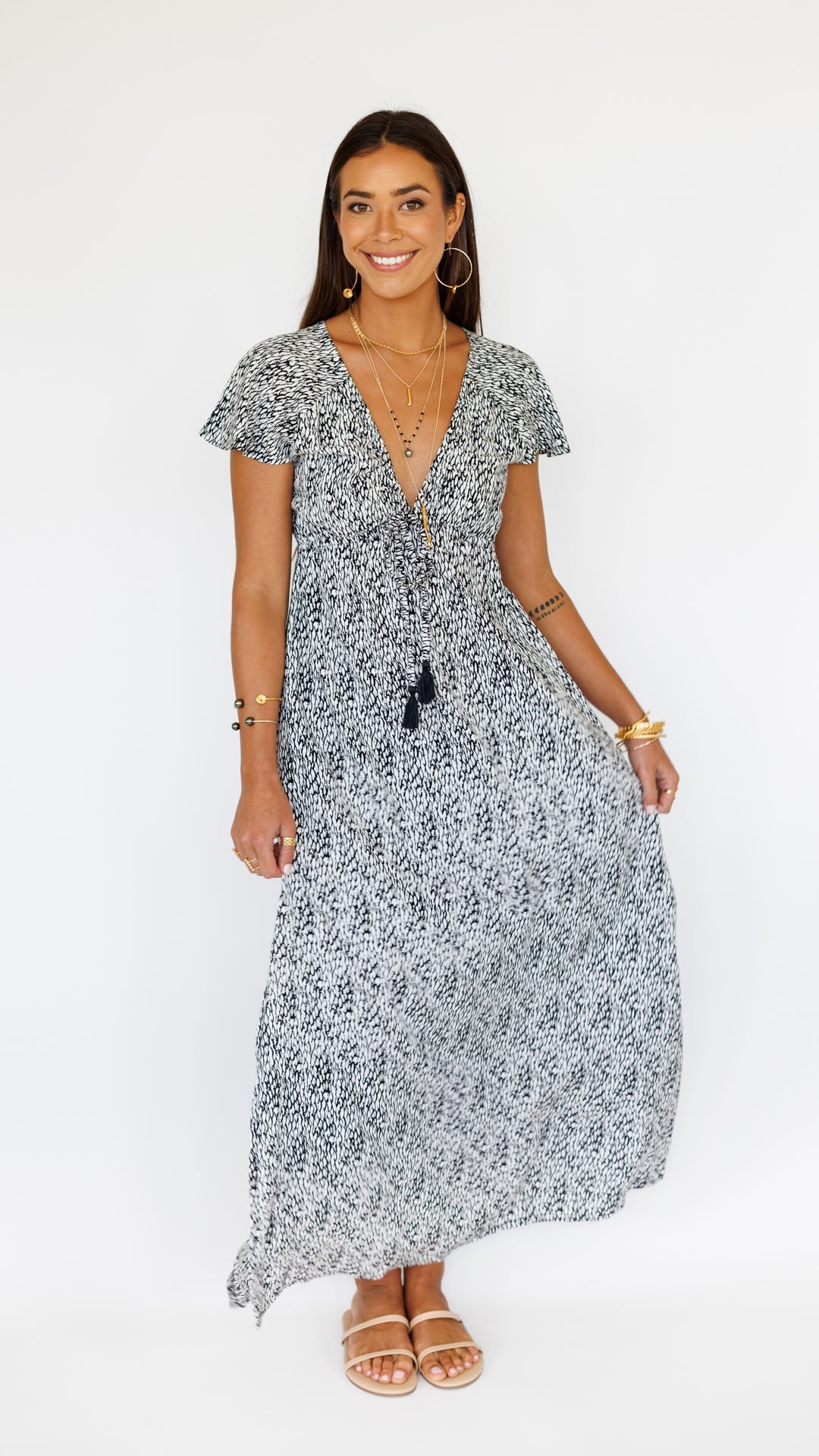 Leilani Dress / Mamba Black Khush Clothing