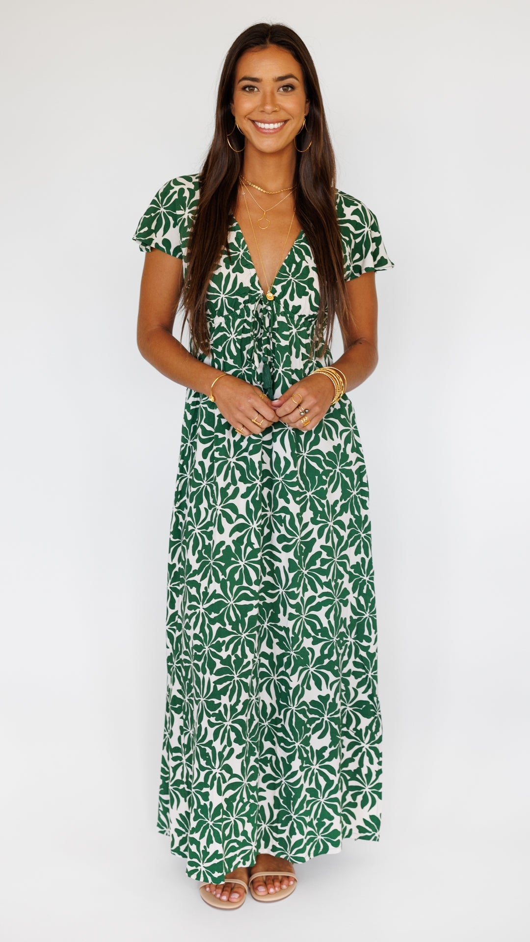 Leilani Dress / Aloha Forest Khush Clothing