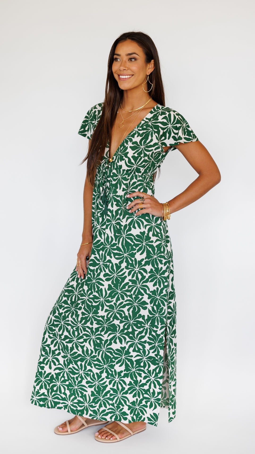 Leilani Dress / Aloha Forest Khush Clothing