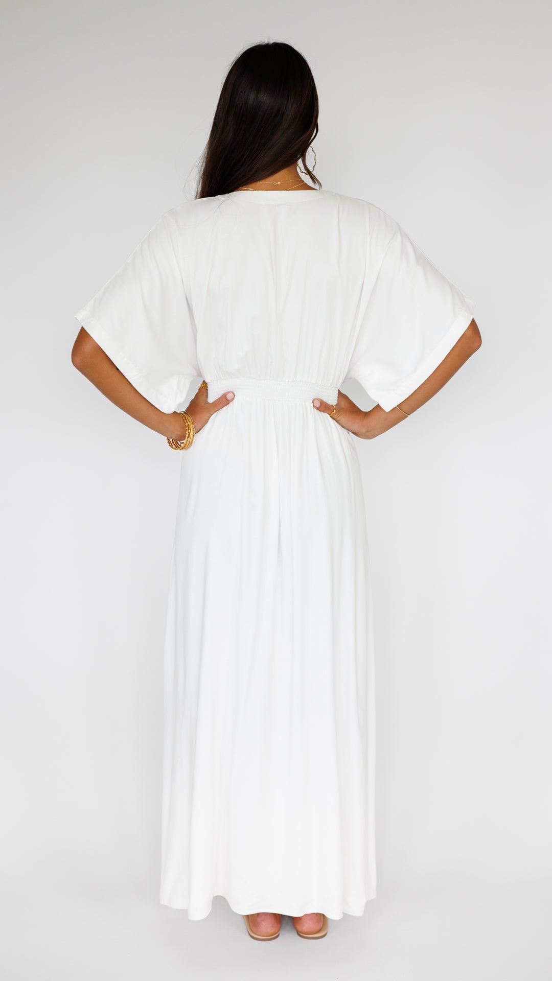 Poppy Dress / Off White Khush Clothing