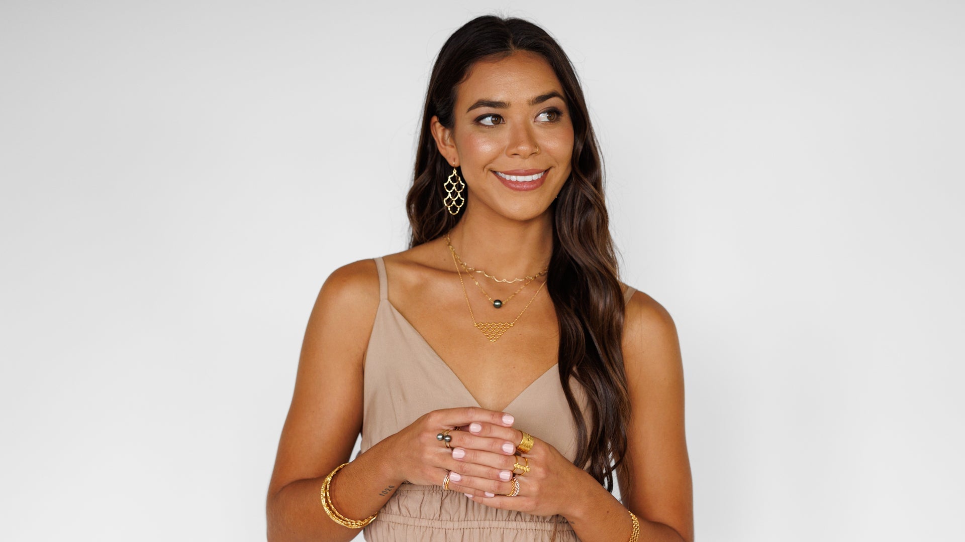 Opal Jumpsuit / Latte Khush Clothing