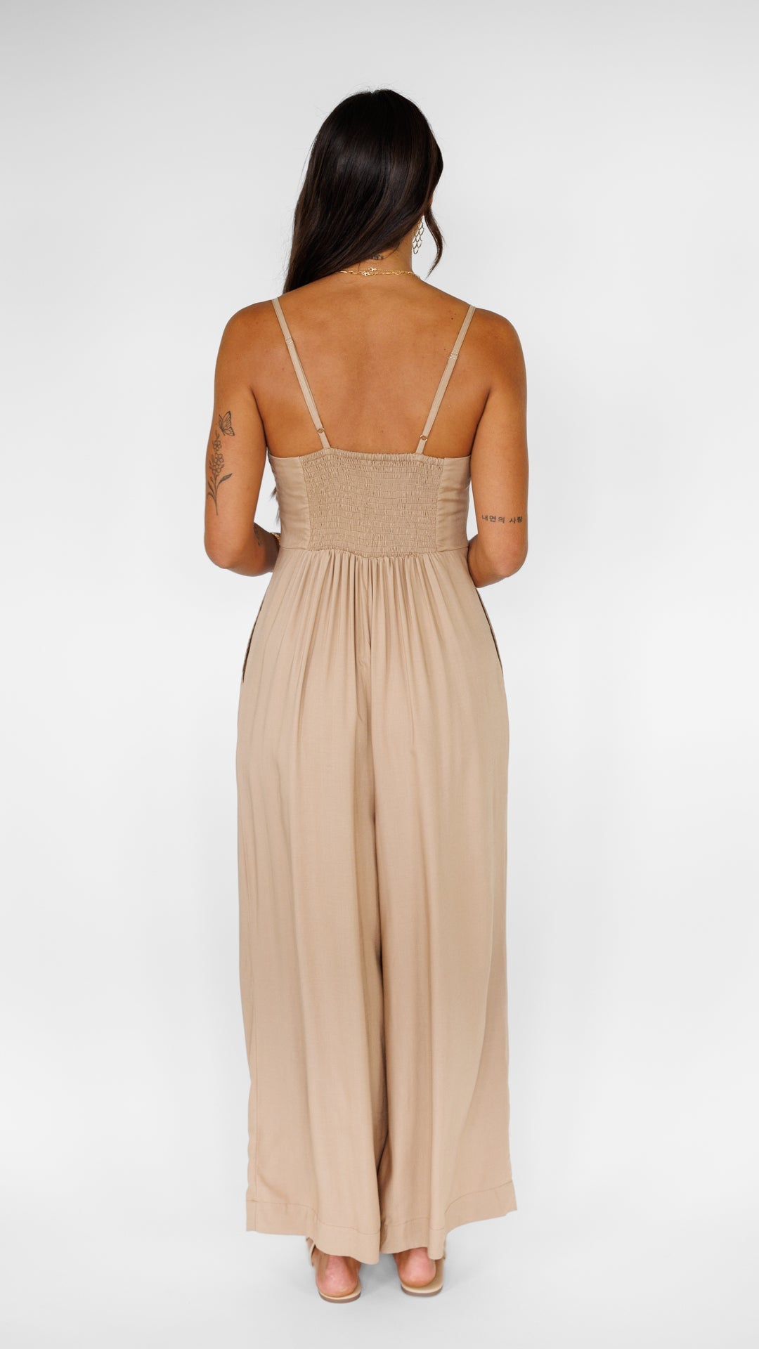 Morena Jumpsuit / Latte Khush Clothing