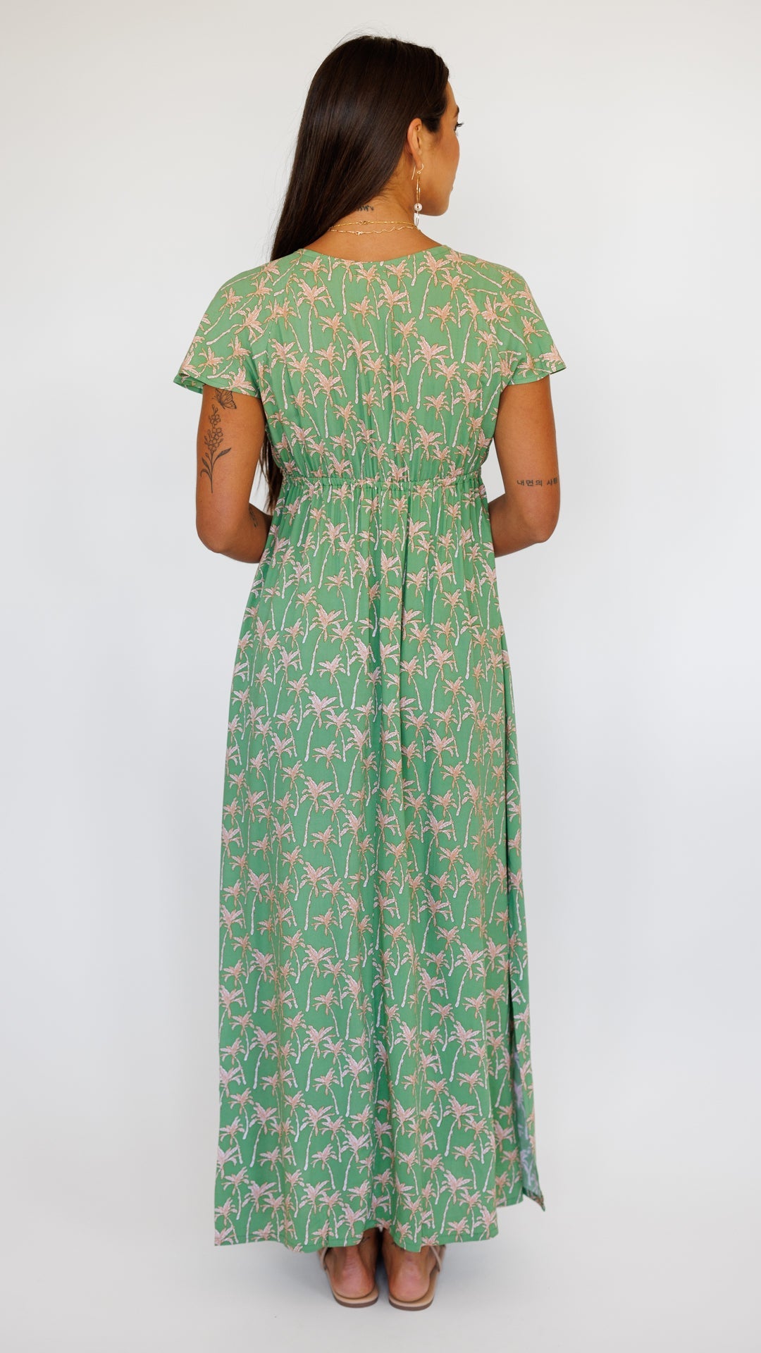 Leilani Dress / Palm Peppermint Khush Clothing