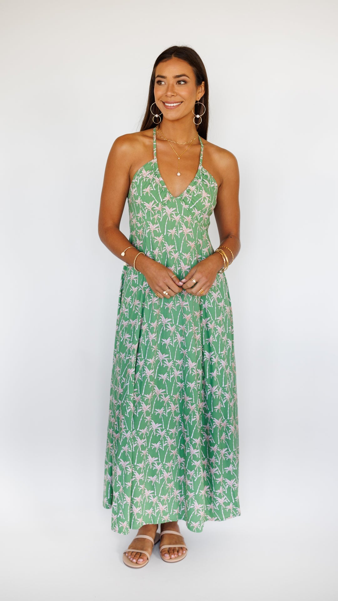 Larch Dress / Palm Peppermint Khush Clothing