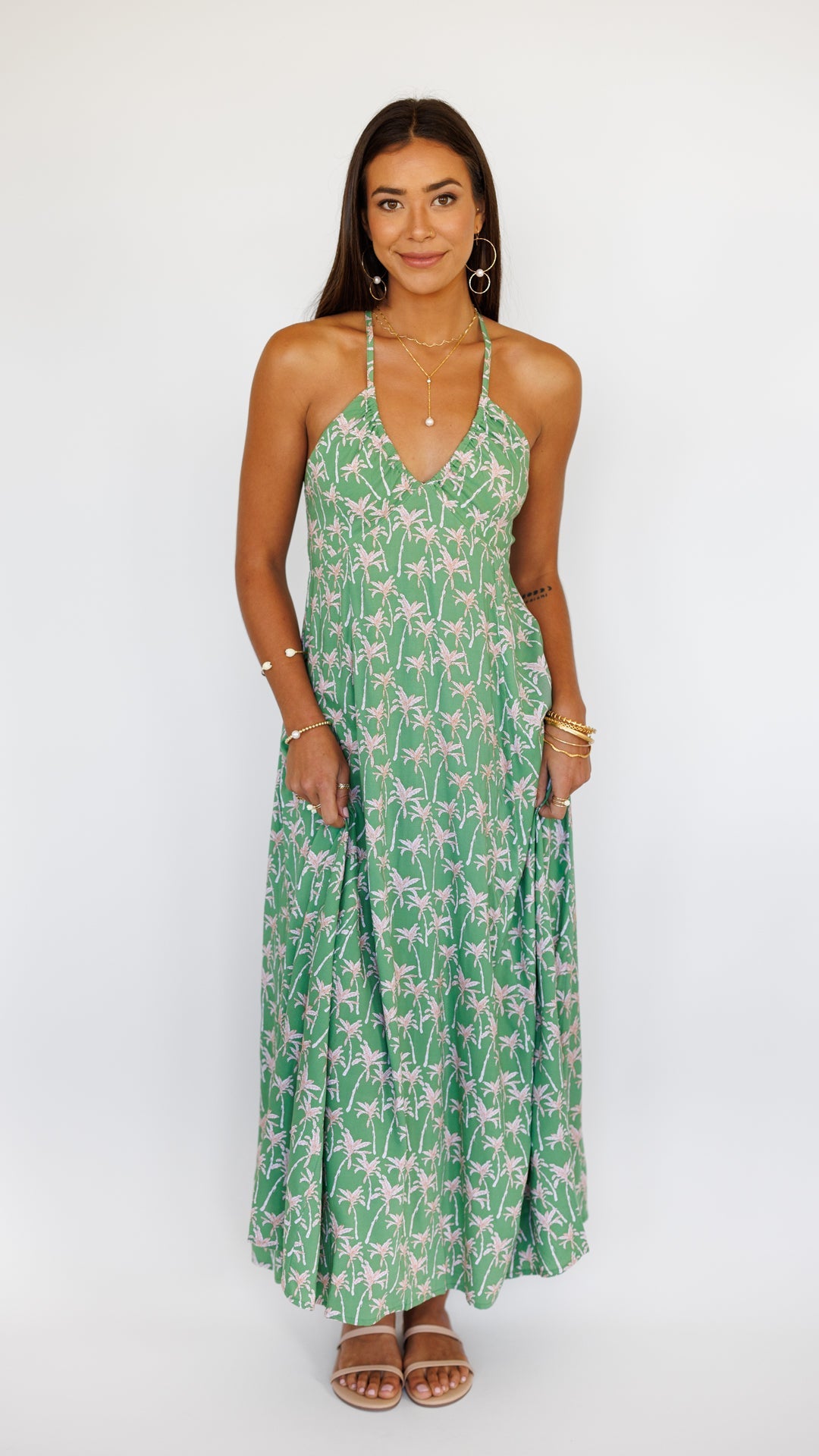 Larch Dress / Palm Peppermint Khush Clothing