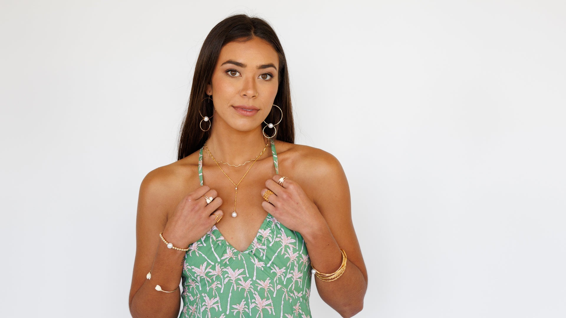 Larch Dress / Palm Peppermint Khush Clothing