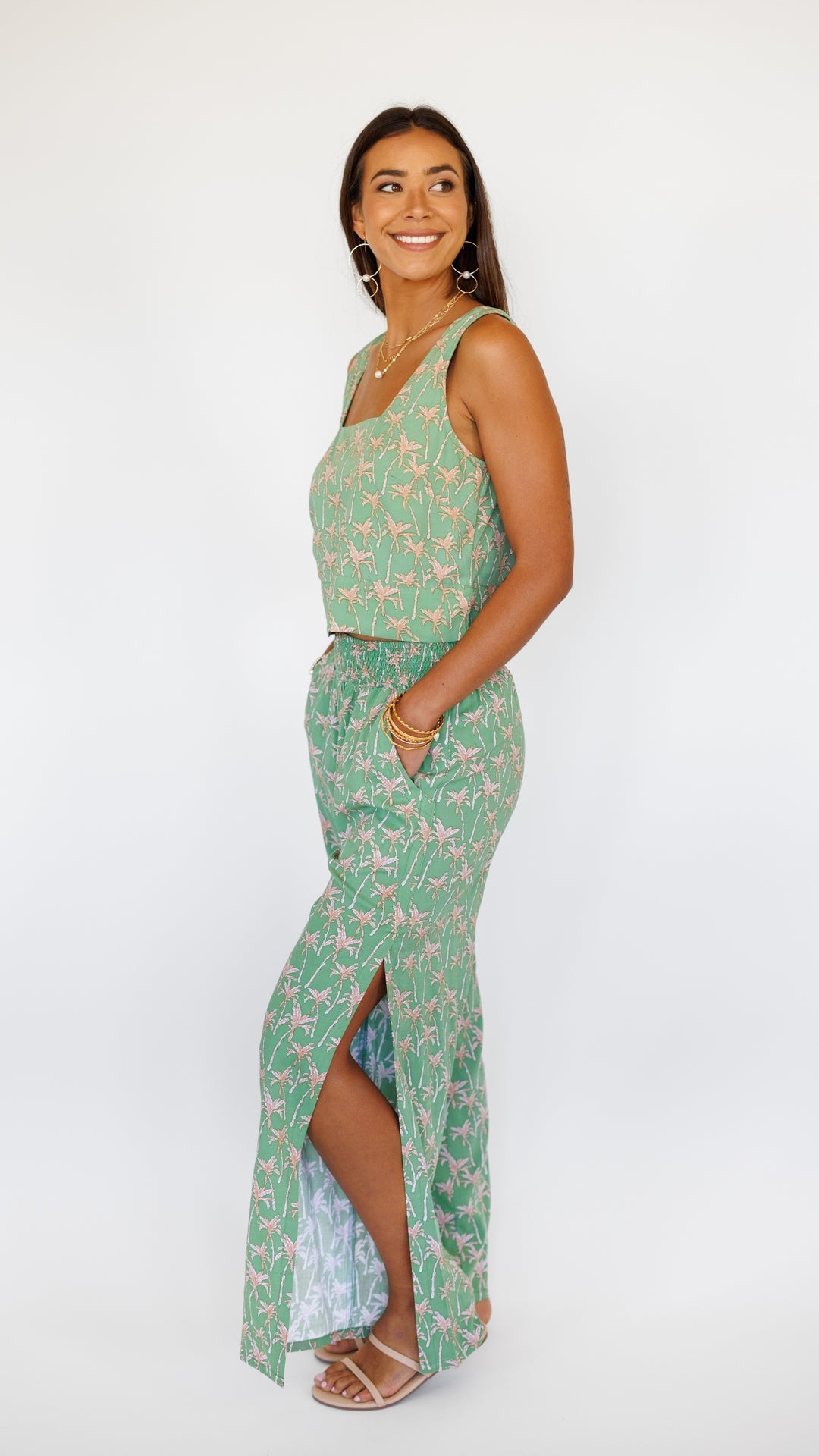 Mahana Pant / Palm Peppermint Khush Clothing