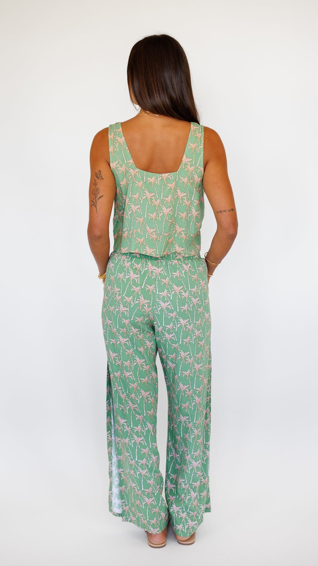 Tayla Top / Palm Peppermint Khush Clothing