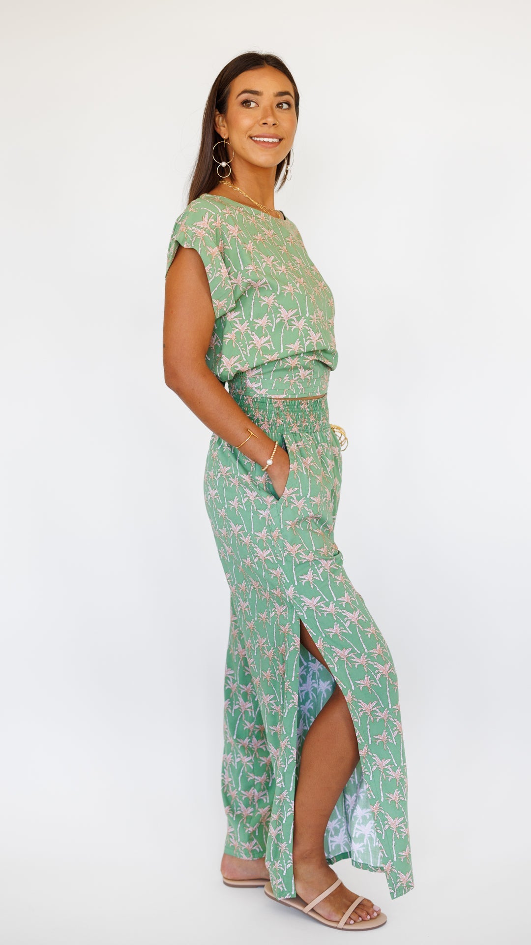 Mahana Pant / Palm Peppermint Khush Clothing