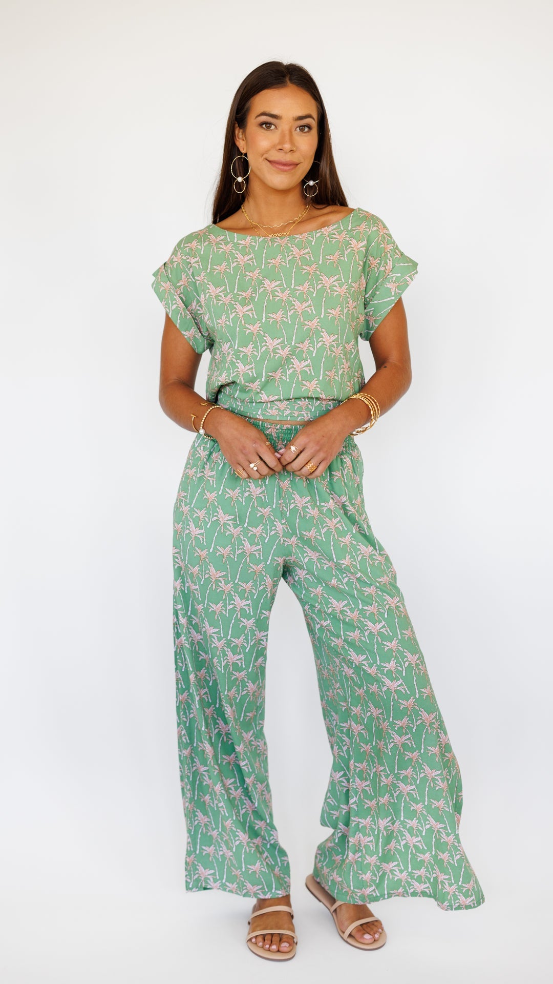 Mahana Pant / Palm Peppermint Khush Clothing