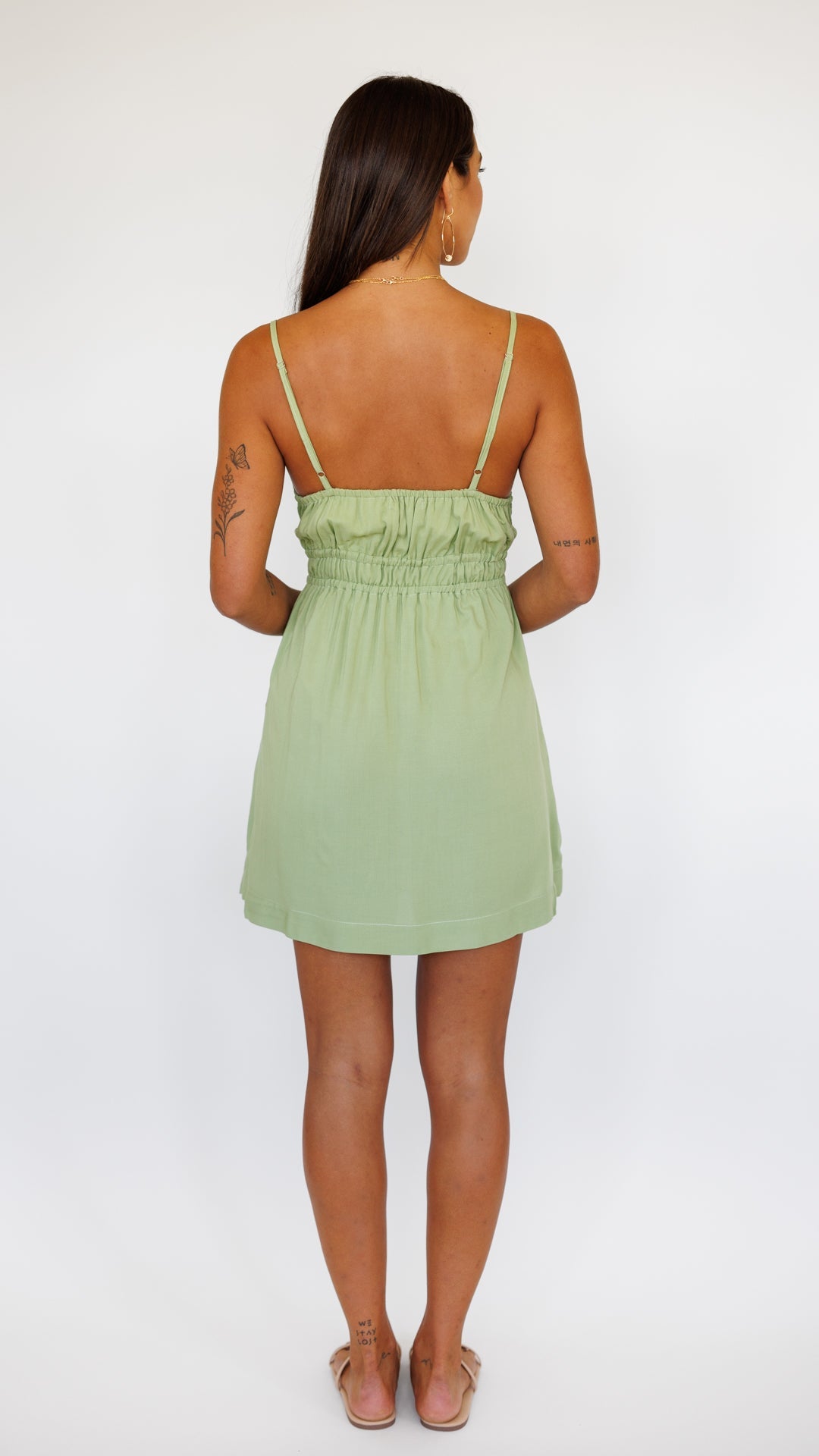 Amor Dress / Leaf Green Khush Clothing