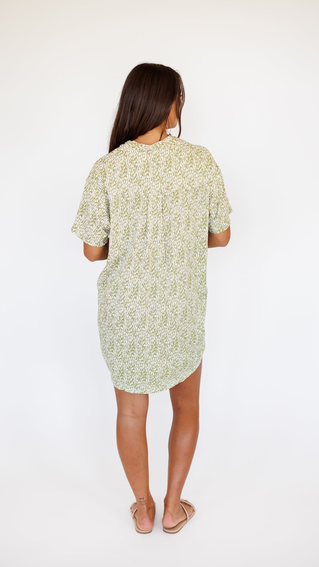 Maui Shirt Dress / Mamba Moss Khush Clothing