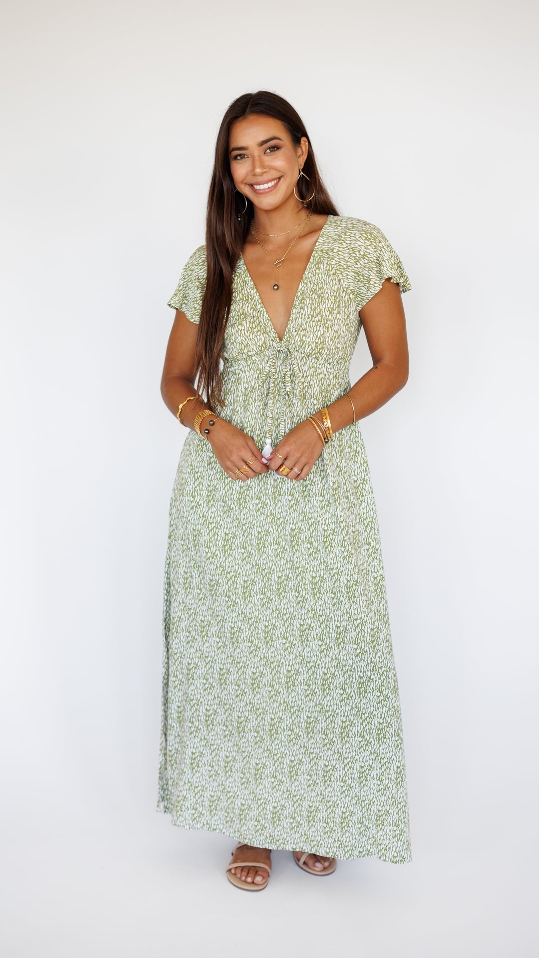 Leilani Dress / Mamba Moss Khush Clothing