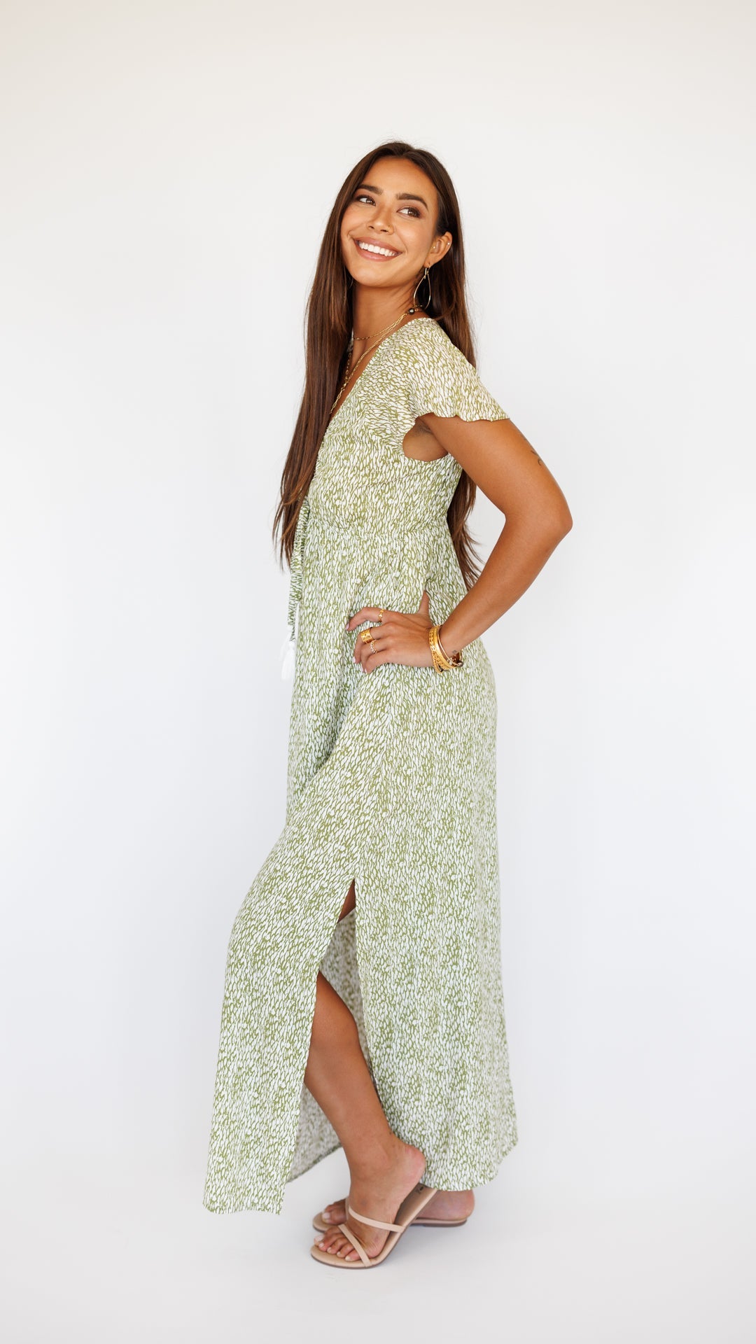 Leilani Dress / Mamba Moss Khush Clothing