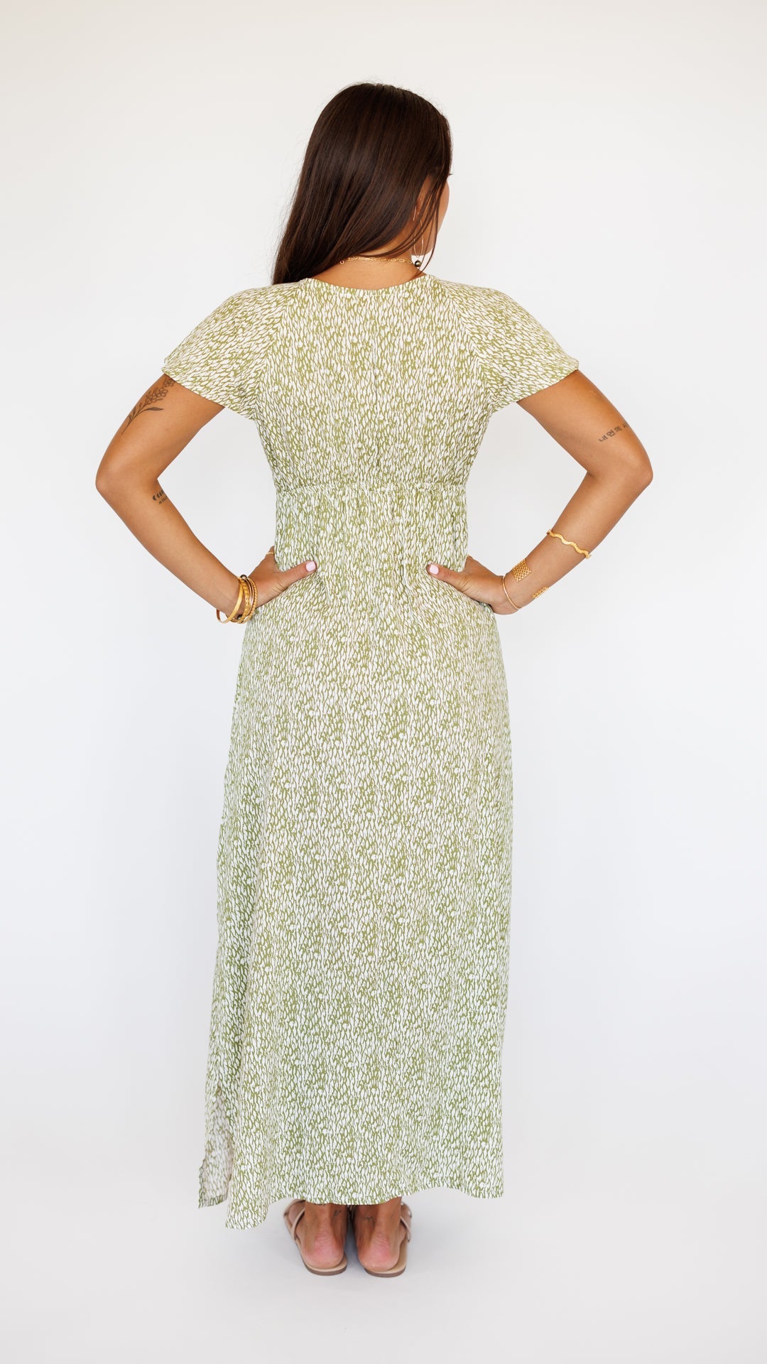 Leilani Dress / Mamba Moss Khush Clothing