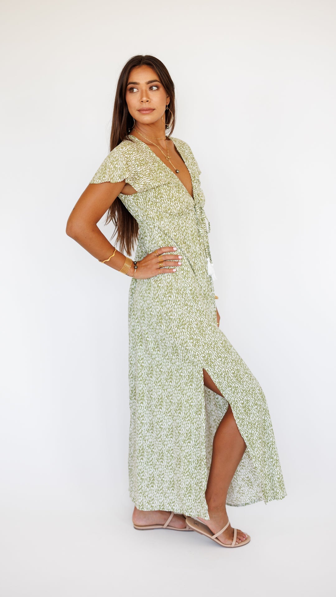Leilani Dress / Mamba Moss Khush Clothing