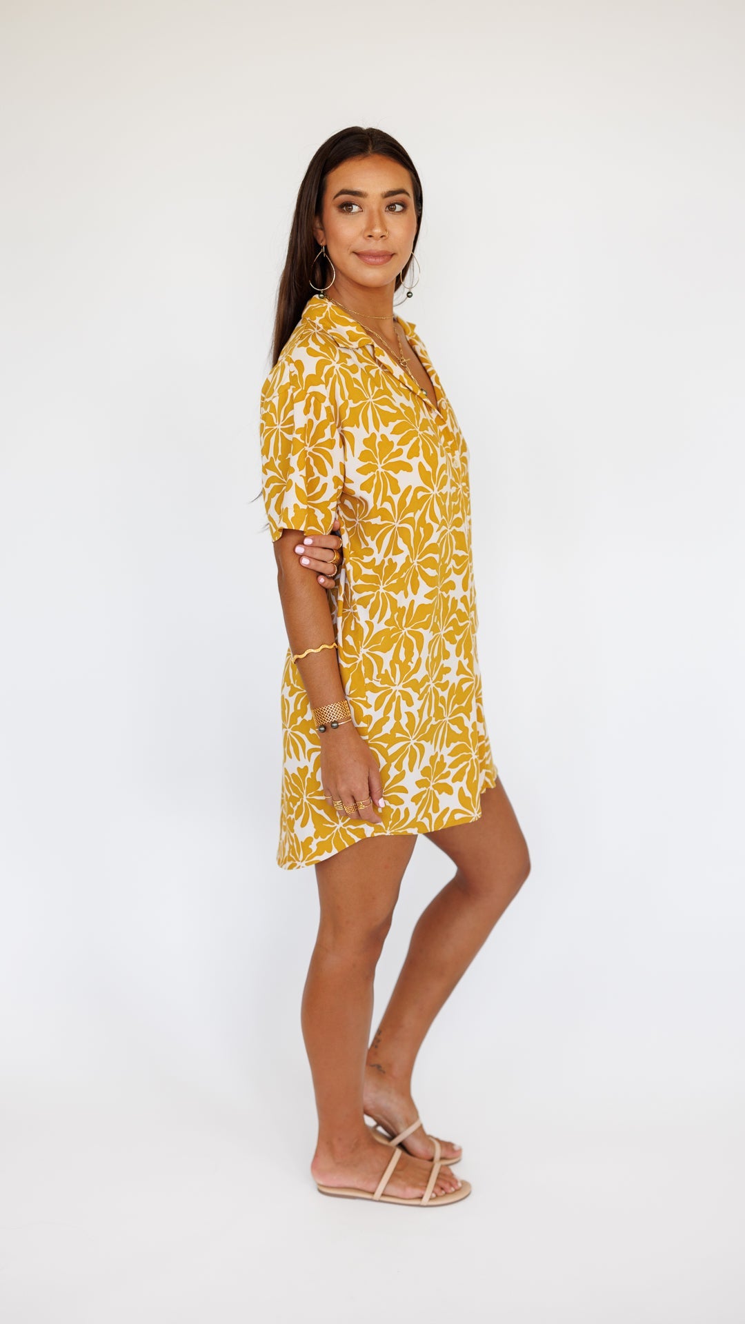 Maui Shirt Dress / Aloha Sunset Khush Clothing