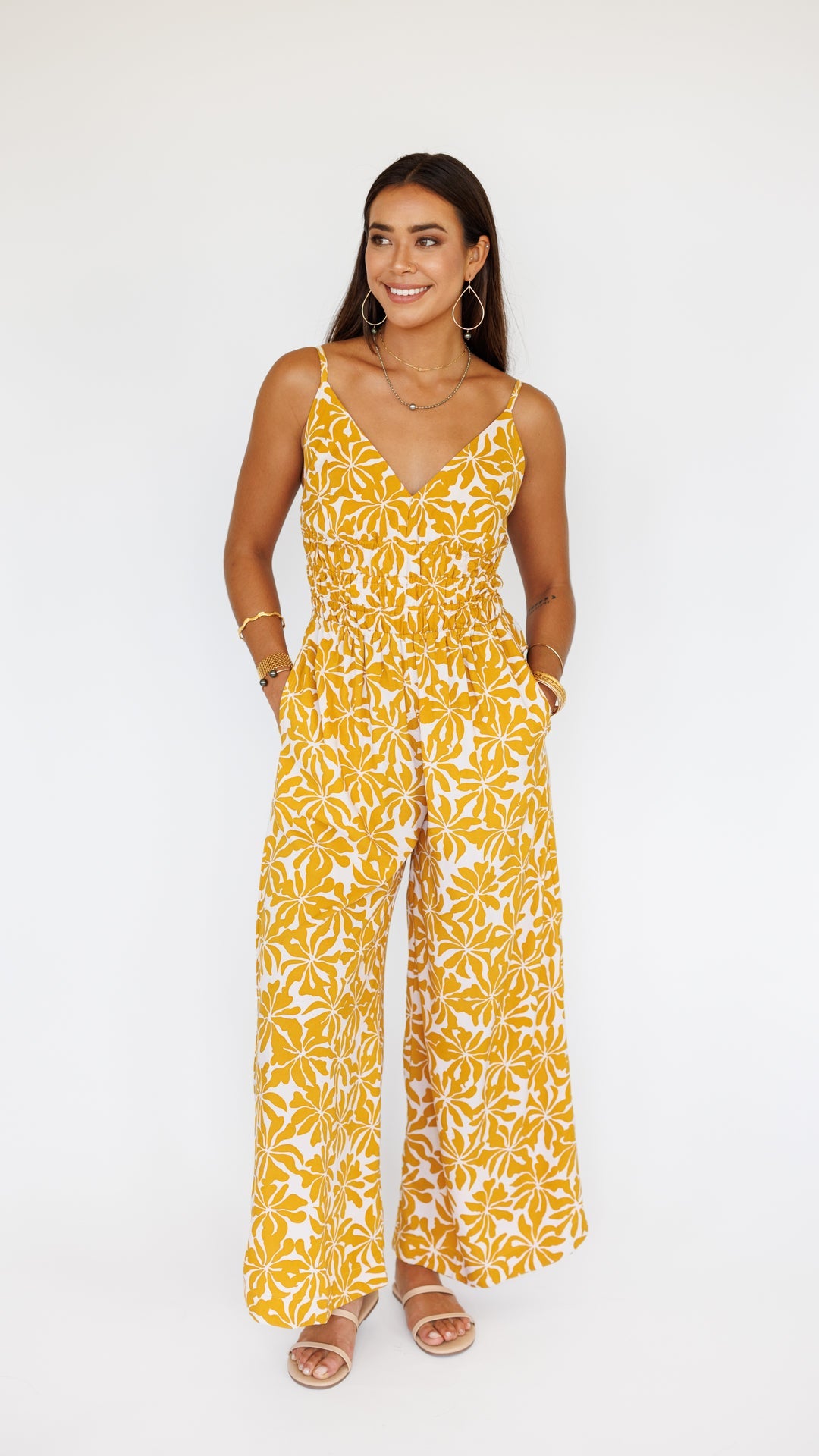 Opal Jumpsuit / Aloha Sunset Khush Clothing