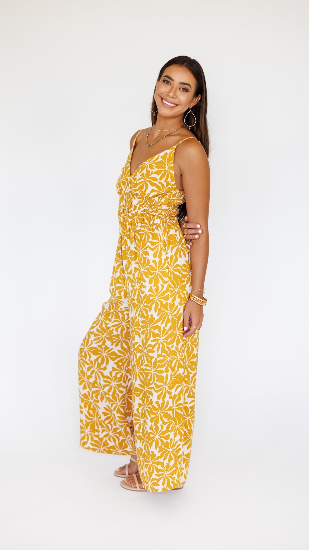 Opal Jumpsuit / Aloha Sunset Khush Clothing