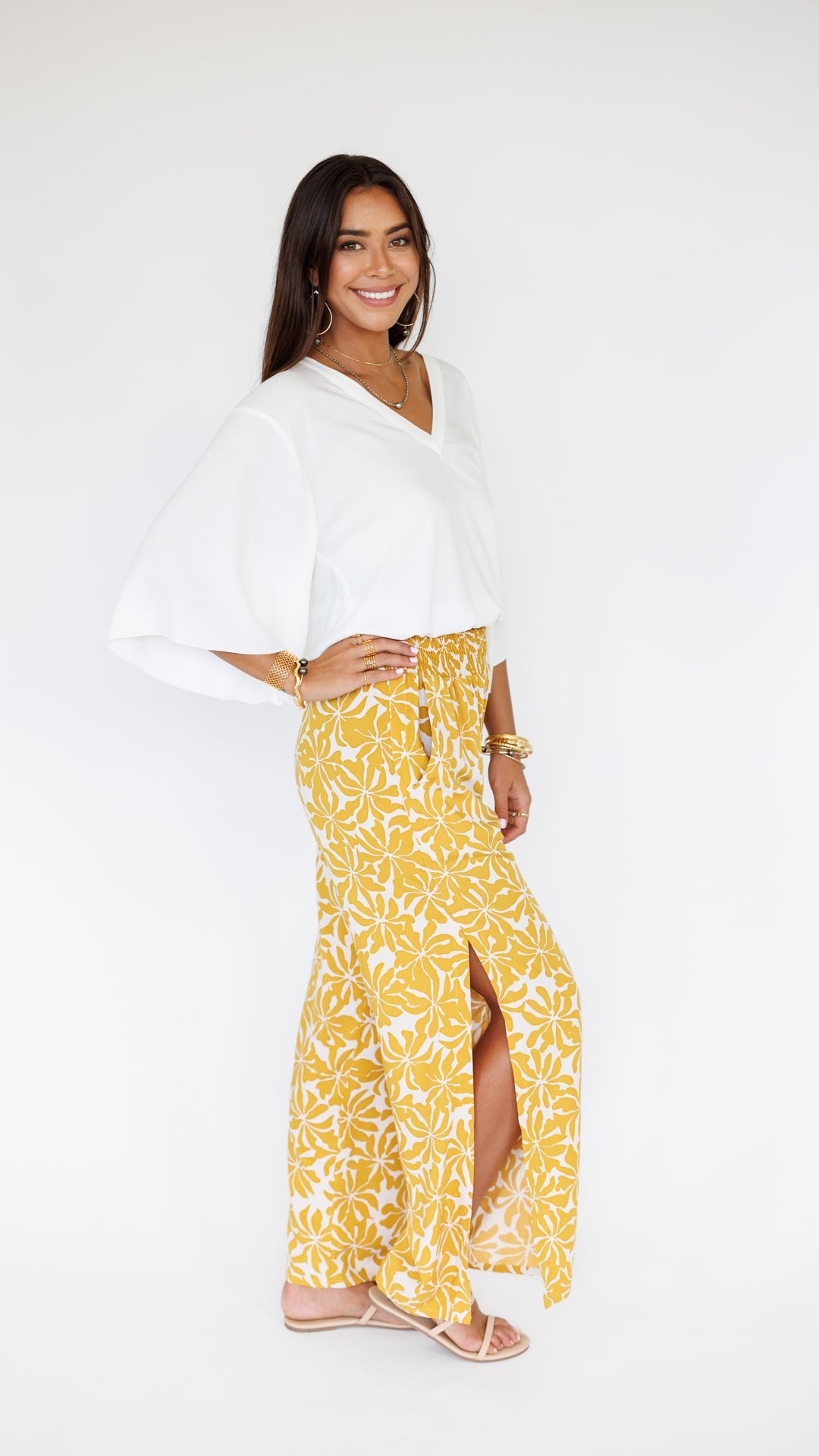 Kiely Top / Off White Khush Clothing