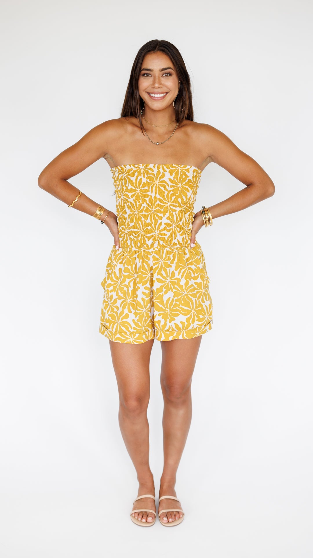 Kamea Romper / Aloha Sunset Khush Clothing