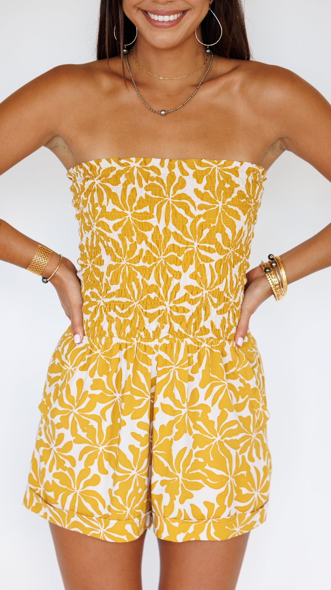 Kamea Romper / Aloha Sunset Khush Clothing