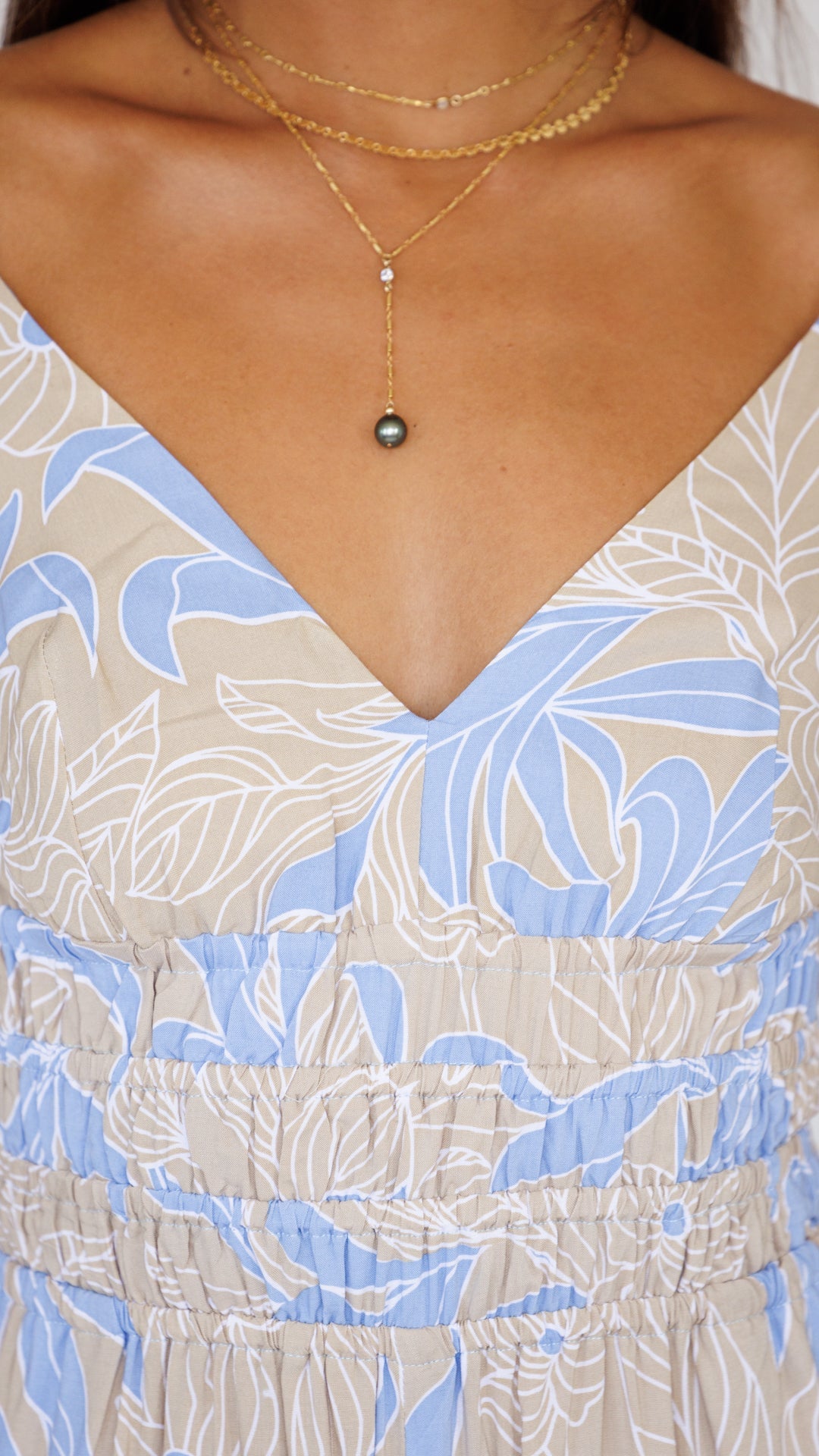 Opal Jumpsuit / Tropical Sky Khush Clothing