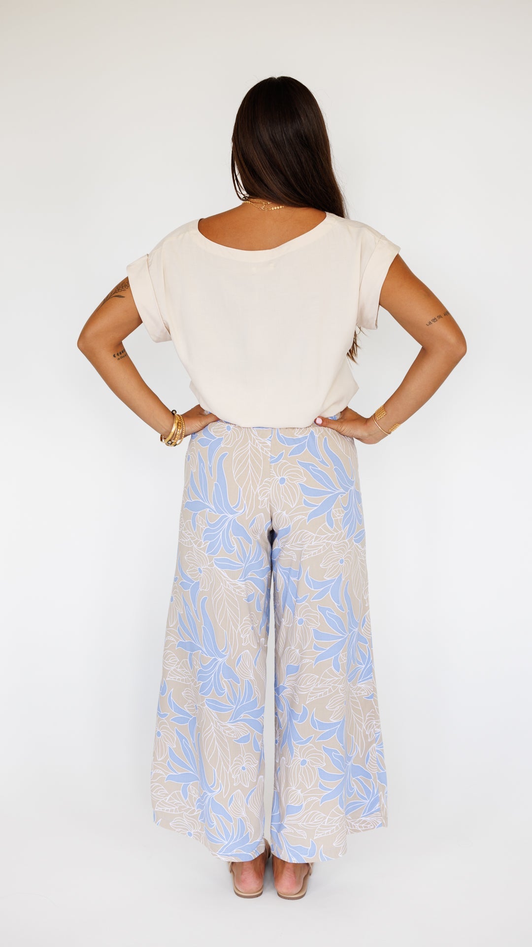 Johanna Pant / Tropical Sky Khush Clothing
