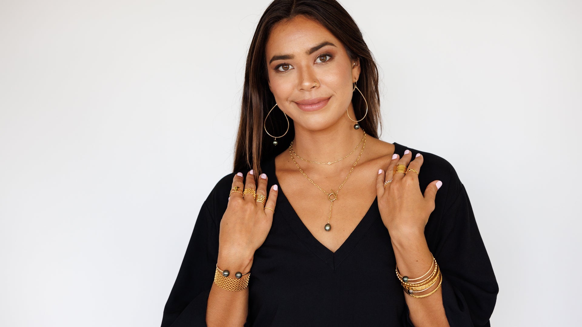 Kiely Top / Solid Black Khush Clothing