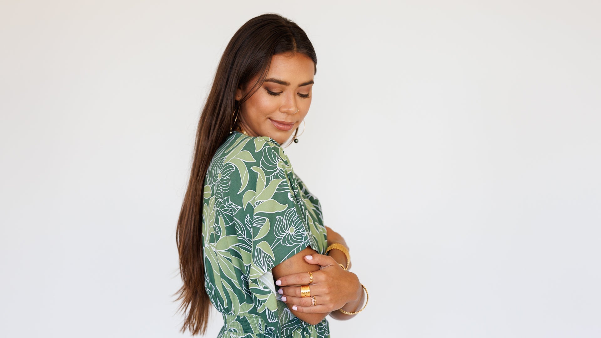 Flynn Dress / Tropical Green Khush Clothing