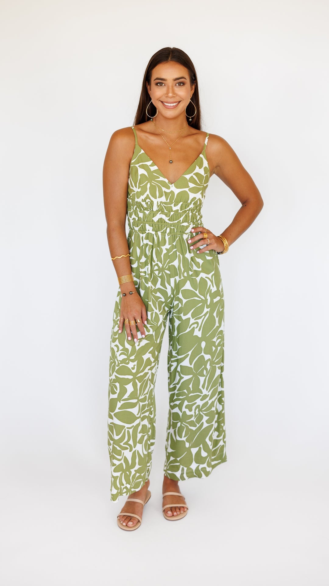 Opal Jumpsuit / Honolulu Ti Khush Clothing