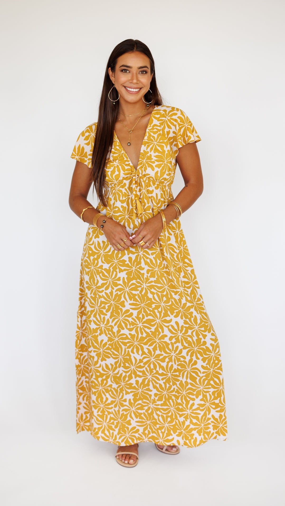 Leilani Dress / Aloha Sunset Khush Clothing