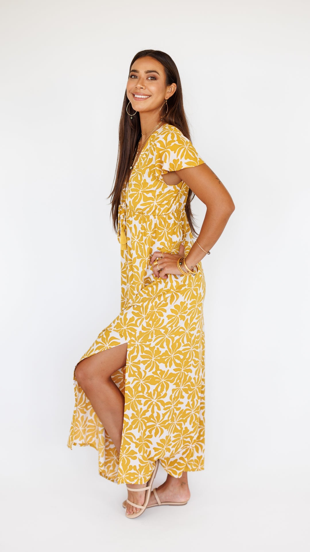 Leilani Dress / Aloha Sunset Khush Clothing