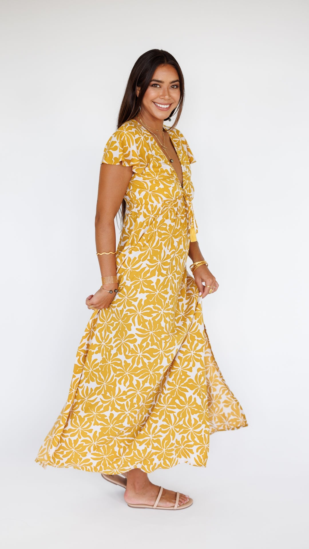 Leilani Dress / Aloha Sunset Khush Clothing