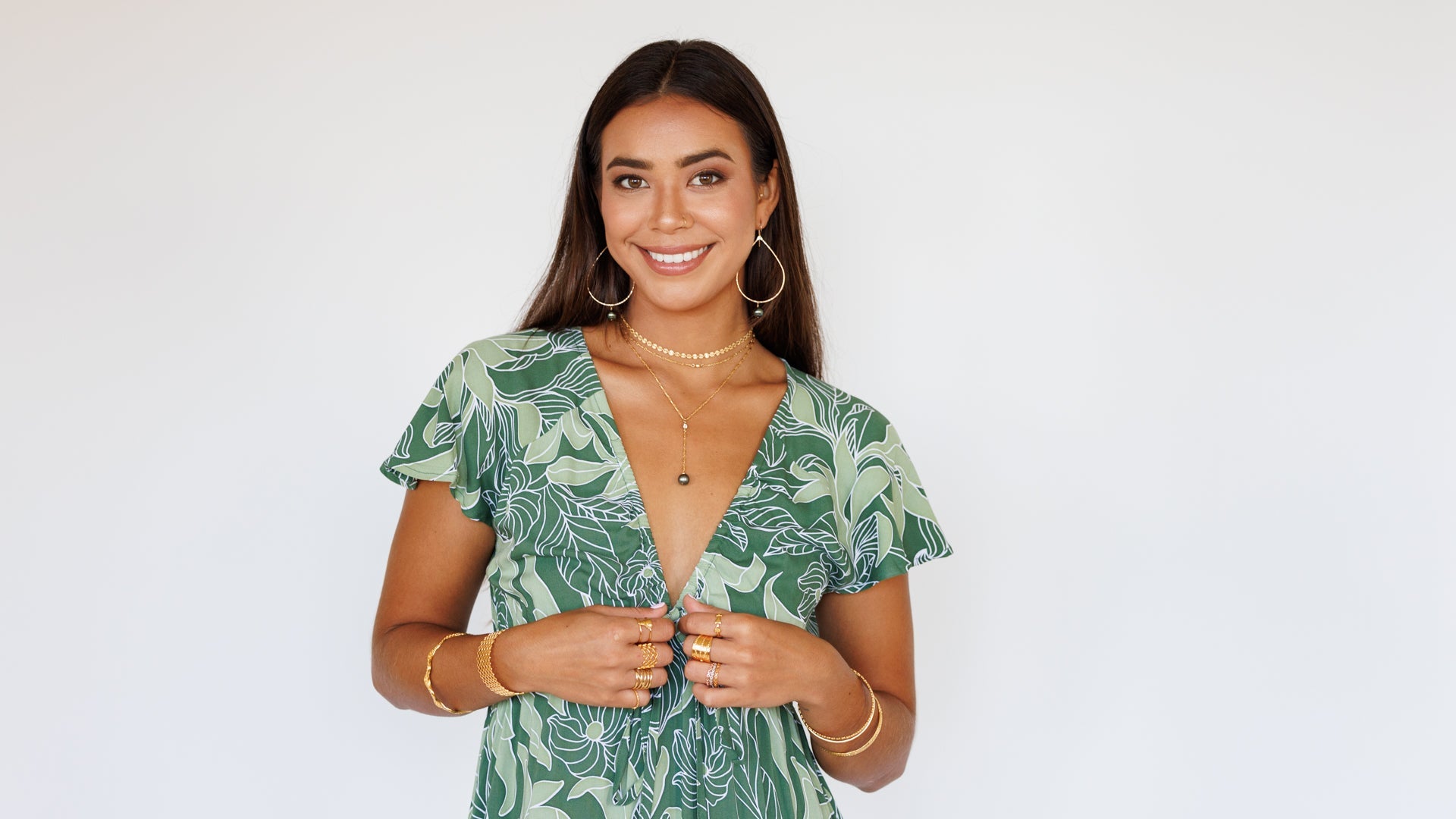Leilani Dress / Tropical Green Khush Clothing