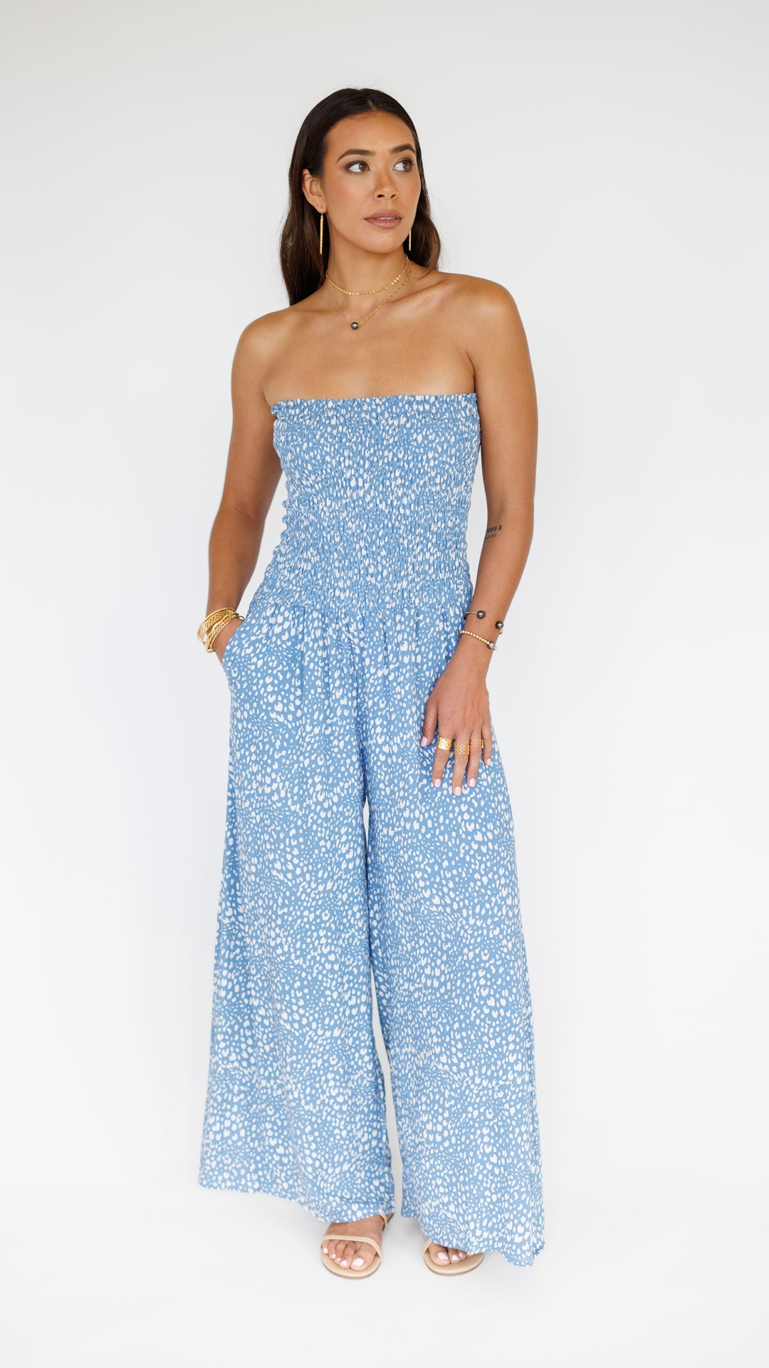 Lawai Jumpsuit / Speckled Sky Khush Clothing